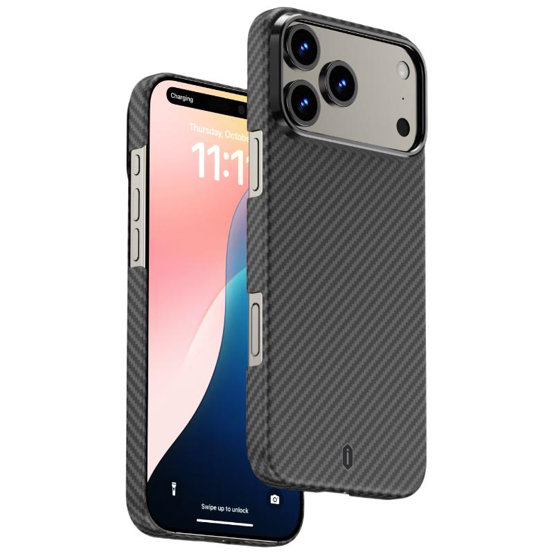 WIWU Класичний магнітний чохол з арамідного волокна DCC-206 Чорний iPhone 17 Pro Max (6.9)
WIWU Класичний магнітний чохол з арамідного волокна DCC-206 Чорний iPhone 17 Pro Max (6.9)