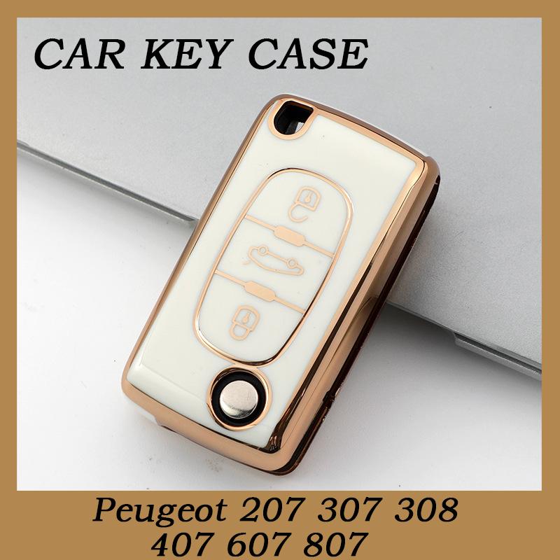 Fashion TPU Car Key Case Cover For Peugeot 207 307 308 407 607 807 Protected Keychain Fob 2 buttons чорний
Fashion TPU Car Key Case Cover For Peugeot 207 307 308 407 607 807 Protected Keychain Fob 2 buttons чорний