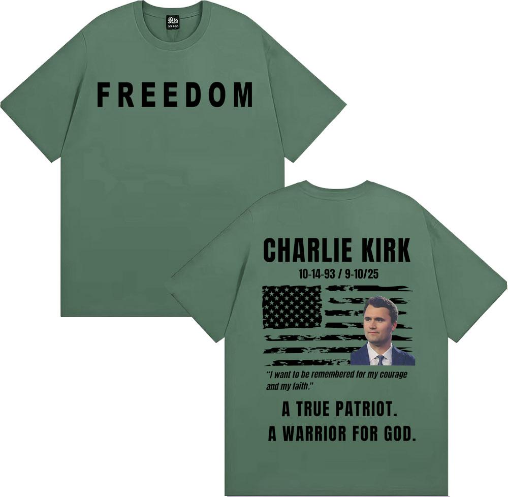 A True American Patriot A True Warrior for God Charlie Kirk Tshirts Men Women Vintage Short Sleeve Oversized T Shirt Streetwear 4XL
A True American Patriot A True Warrior for God Charlie Kirk Tshirts Men Women Vintage Short Sleeve Oversized T Shirt Streetwear 4XL