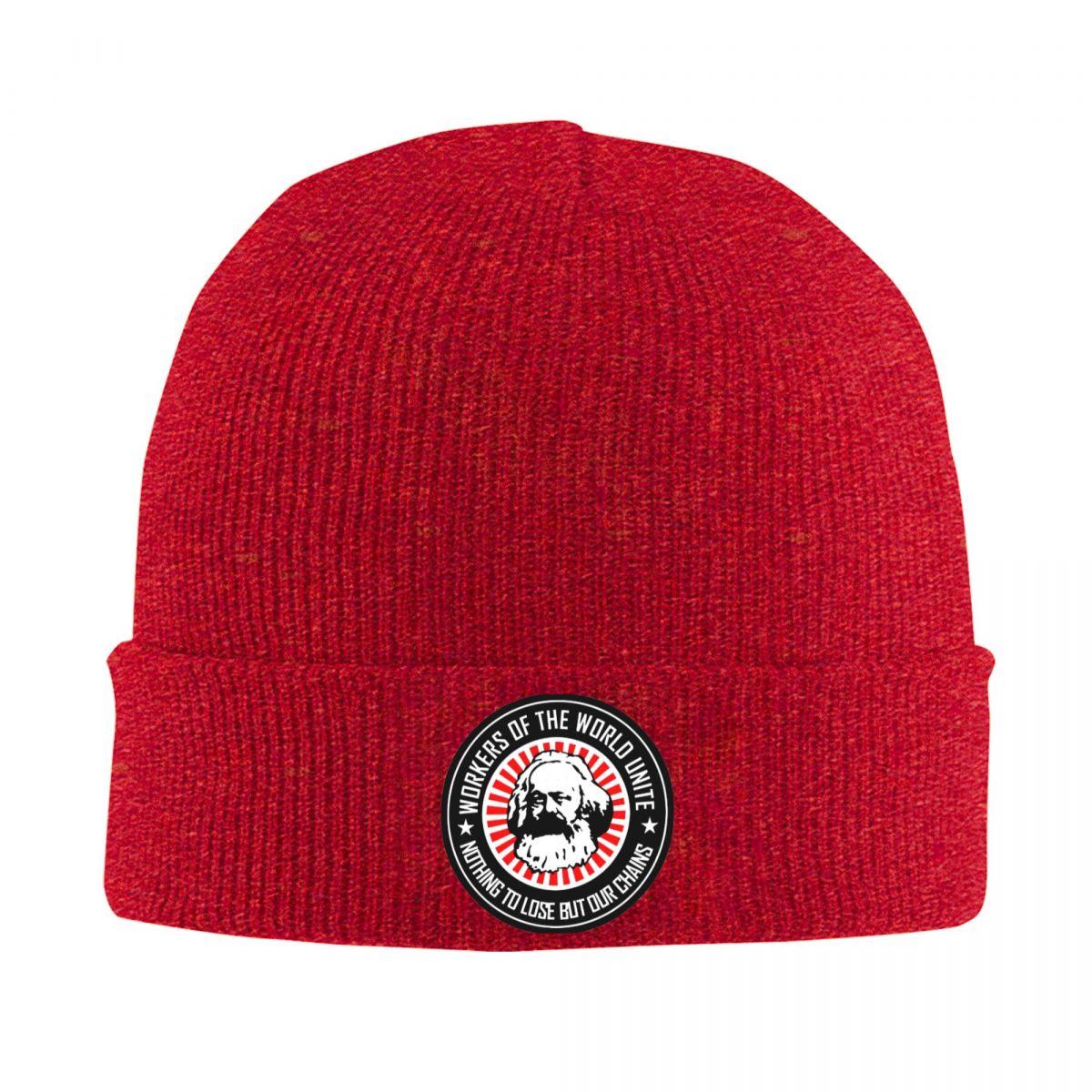 Karl Marx Bonnet Hats WORKERS UNITE Skullies Beanies Men Women Vintage Elastic Beanie Hats Autumn Winter Outdoor Graphic Caps One Size
Karl Marx Bonnet Hats WORKERS UNITE Skullies Beanies Men Women Vintage Elastic Beanie Hats Autumn Winter Outdoor Graphic Caps One Size