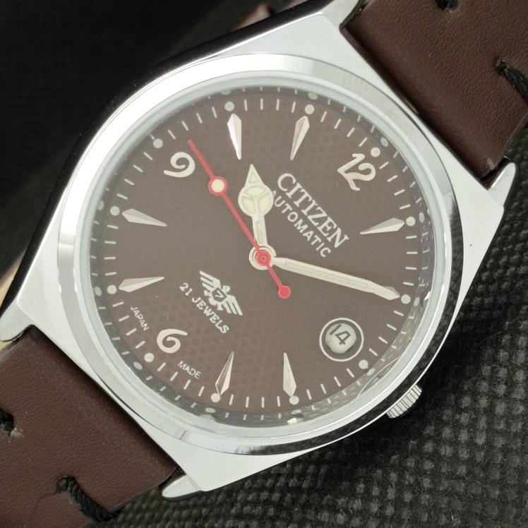 ВОССТАНОВЛЕННЫЕ ВИНТАЖНЫЕ МУЖСКИЕ КОРИЧНЕВЫЕ ЧАСЫ CITIZEN AUTOMATIC 8200 JAPAN 612-a319007-2 SKU612-a319007
ВОССТАНОВЛЕННЫЕ ВИНТАЖНЫЕ МУЖСКИЕ КОРИЧНЕВЫЕ ЧАСЫ CITIZEN AUTOMATIC 8200 JAPAN 612-a319007-2 SKU612-a319007