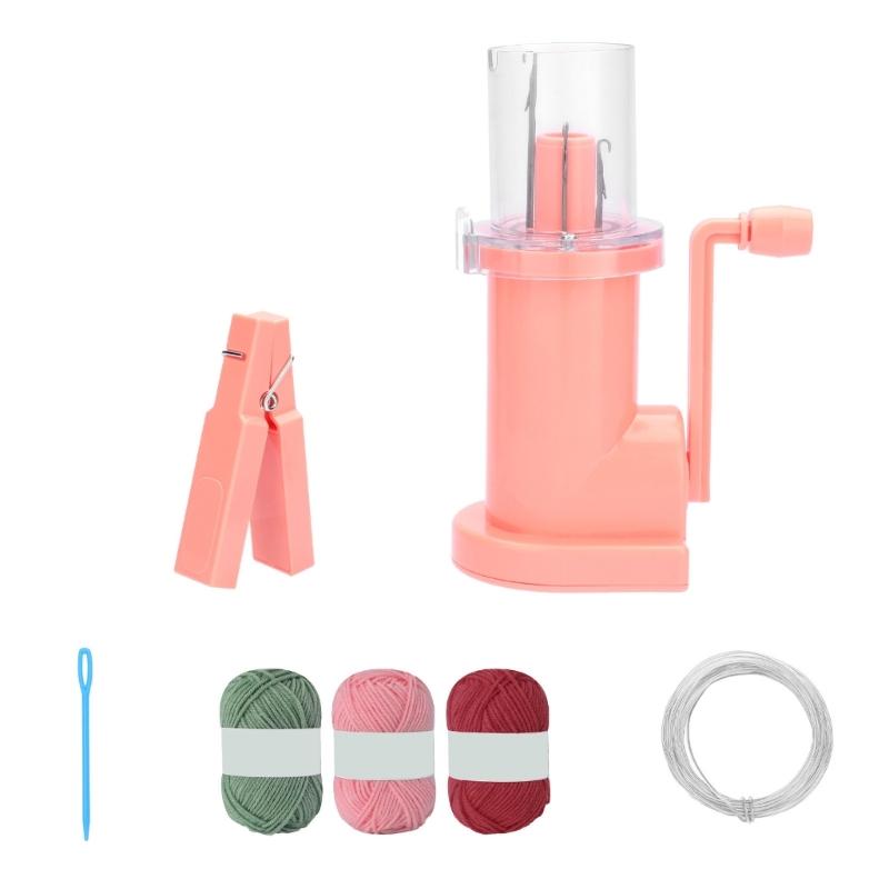 Hand Knitting Machine Household Hand Spools Portable Needle Thread Tool Set Multicolor Yarn Knitting Tool Sewing Tool розовый
Hand Knitting Machine Household Hand Spools Portable Needle Thread Tool Set Multicolor Yarn Knitting Tool Sewing Tool розовый