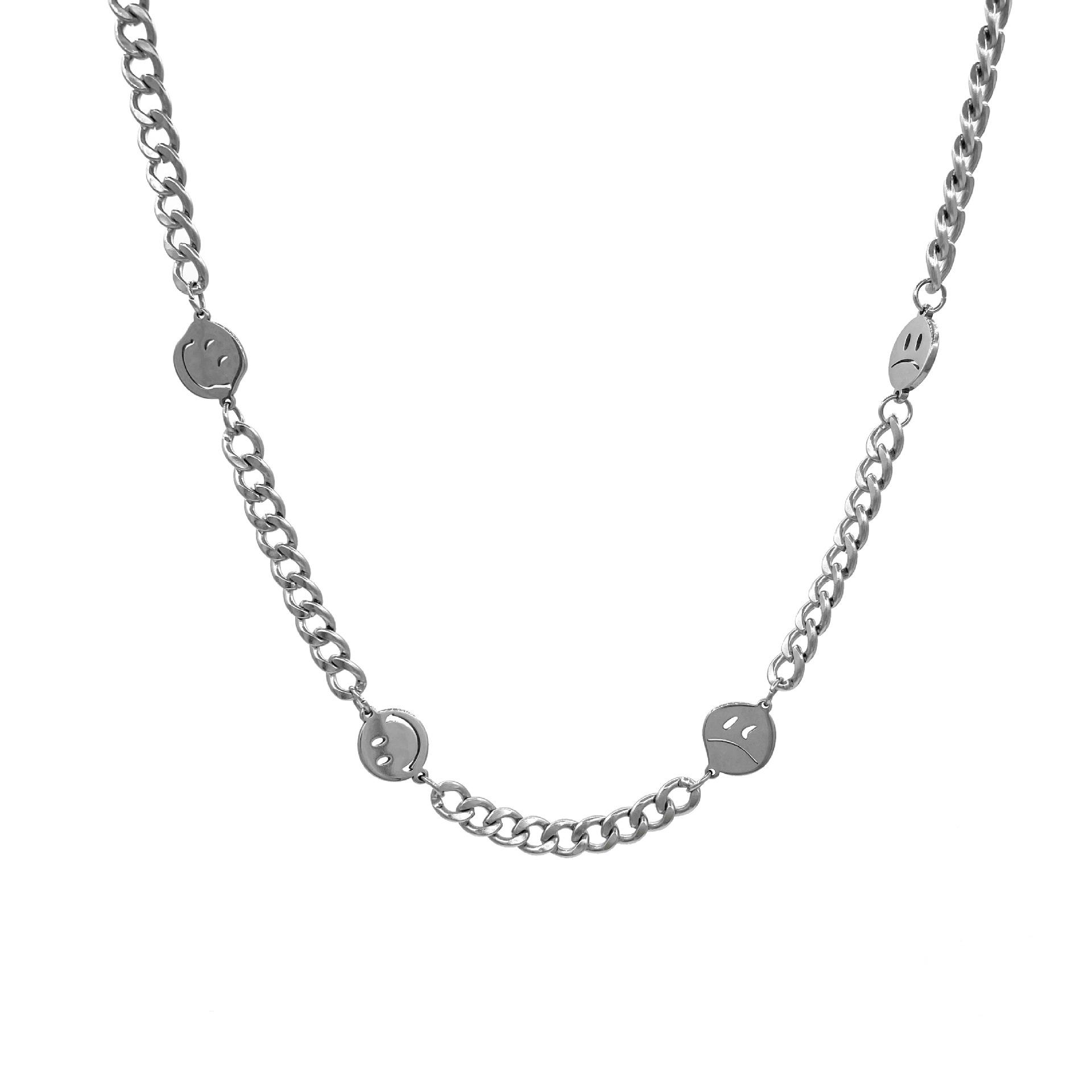 Joys, sorrows, necklaces, men s and women s ins, cold wind, cool personality, hip-hop, simple titanium steel, couple accessories, women s jewelry
Joys, sorrows, necklaces, men s and women s ins, cold wind, cool personality, hip-hop, simple titanium steel, couple accessories, women s jewelry
