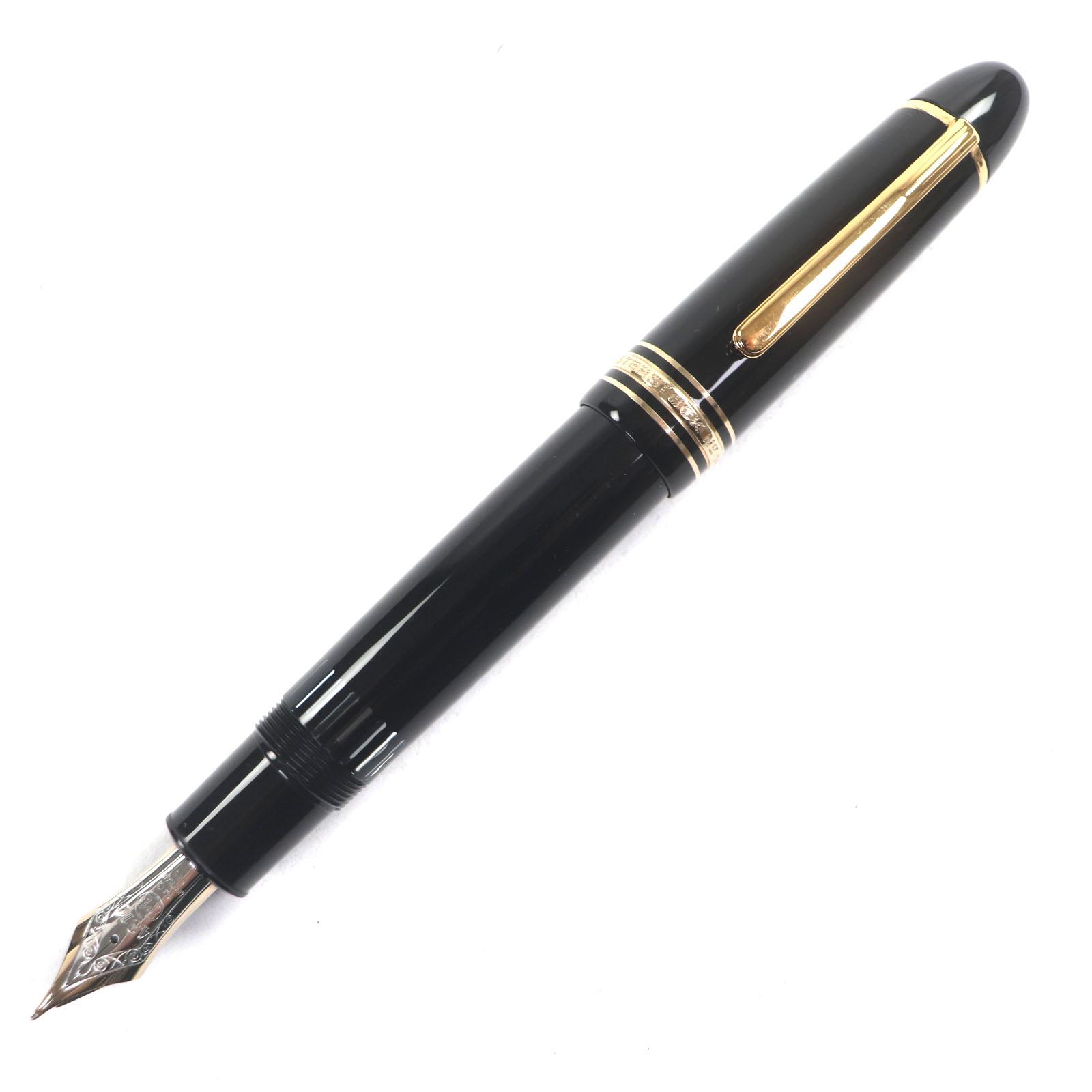 Great MONTBLANC fountain pen Meisterstück 149 white star Black gold 14K mens Used
Great MONTBLANC fountain pen Meisterstück 149 white star Black gold 14K mens Used