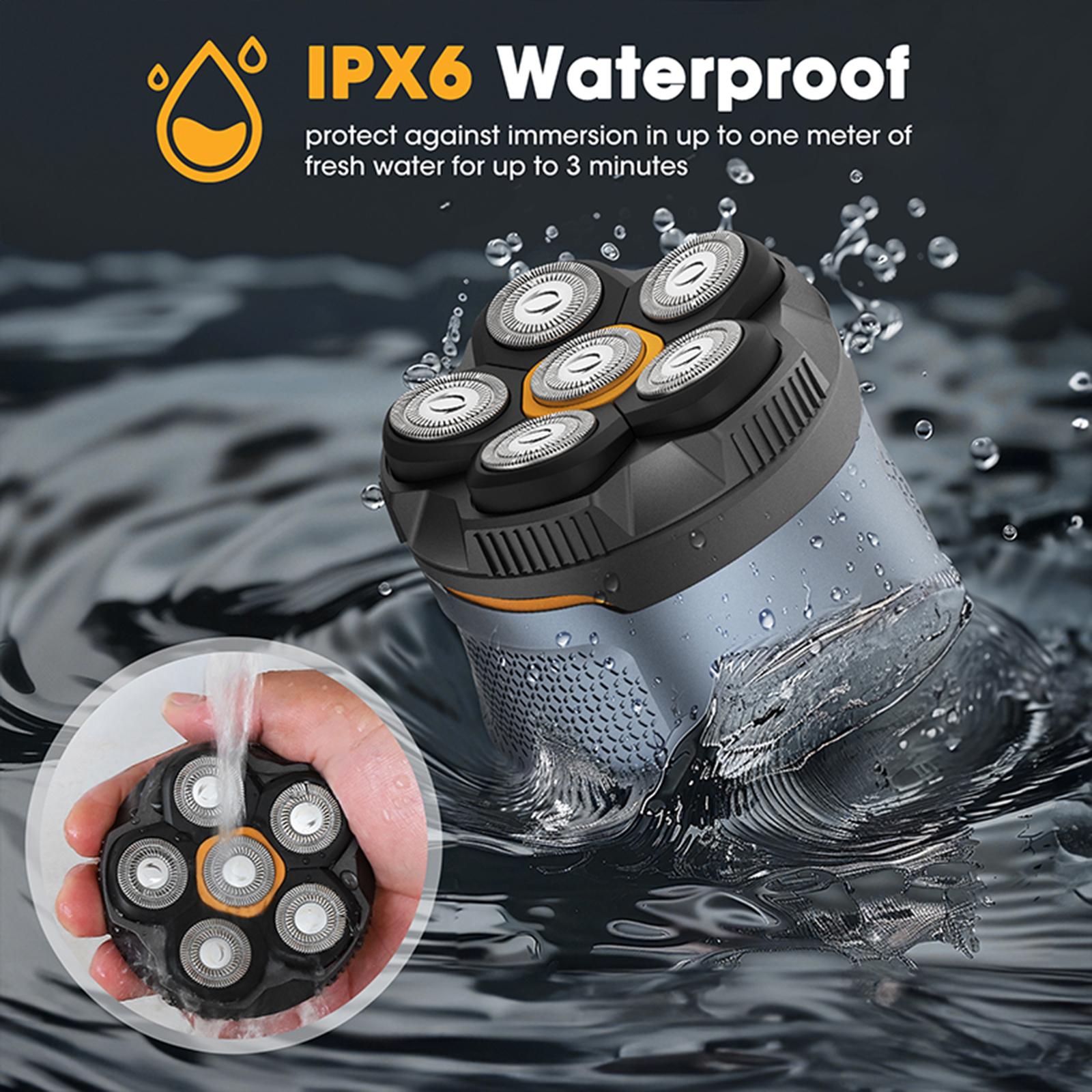 Men Electric Shaver 6D Magnetic Head Shaver for Bald Men Shaving Rotary Shaver Grooming Waterproof Wet/Dry LED Display синій
Men Electric Shaver 6D Magnetic Head Shaver for Bald Men Shaving Rotary Shaver Grooming Waterproof Wet/Dry LED Display синій