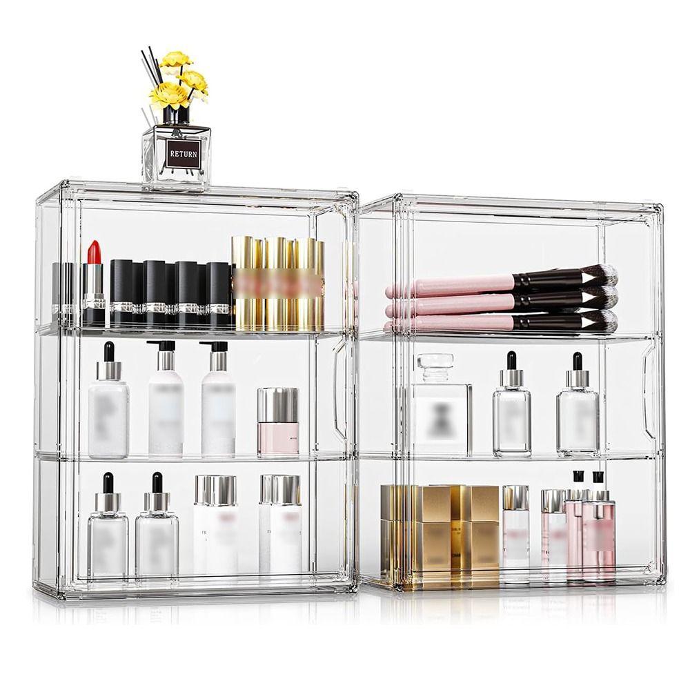 Divider Clear Display Case Wall Mounted Cosmetics Storage Bin Compact Desk Container Kitchen
Divider Clear Display Case Wall Mounted Cosmetics Storage Bin Compact Desk Container Kitchen
