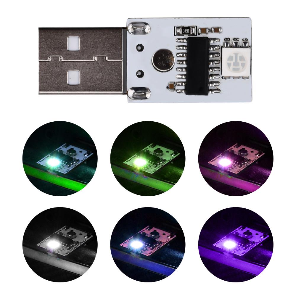 LED Intelligent Voice Control Small Night Light Module USB Power LED Module DC5V 6Color LED Mini Lamp Bedroom Lighting
LED Intelligent Voice Control Small Night Light Module USB Power LED Module DC5V 6Color LED Mini Lamp Bedroom Lighting