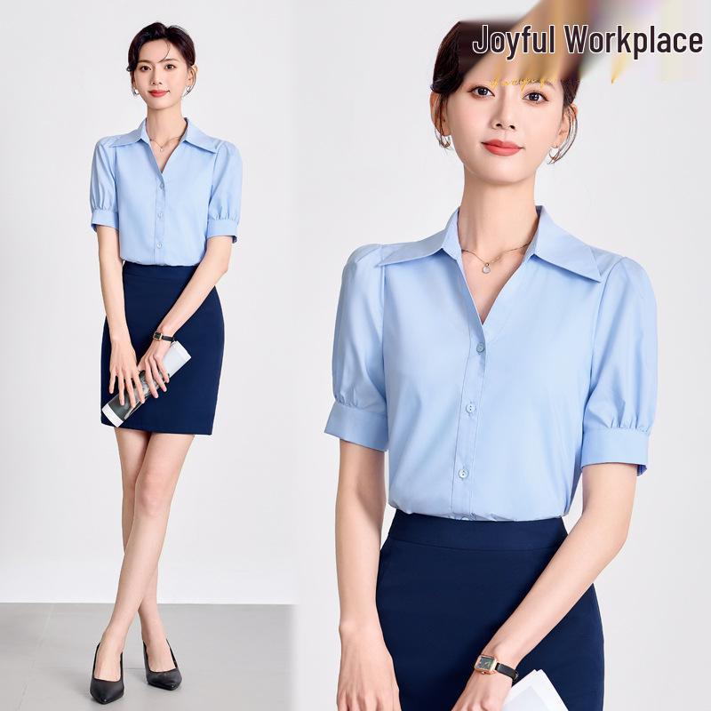 Women s White Short Sleeve Professional Shirt for Summer Interviews and Formal Wear XXL
Women s White Short Sleeve Professional Shirt for Summer Interviews and Formal Wear XXL