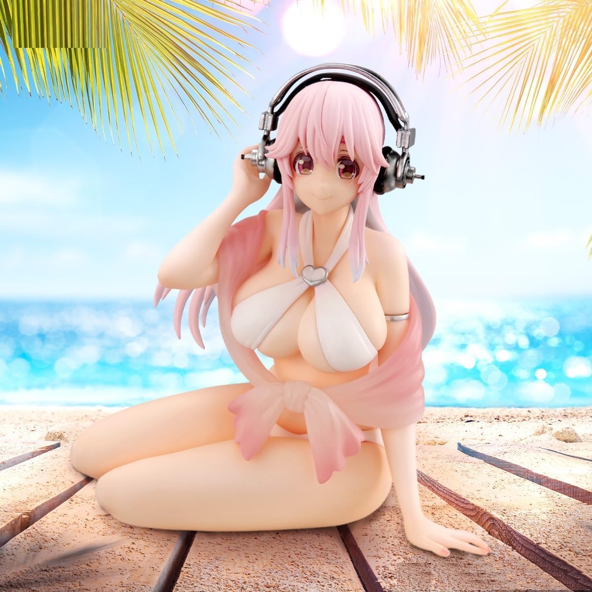 Фігурка Super Sonico. Фігурка Super Sonico Noodle Stopper, біле бікіні, версія 11 см, прибл. білий
Фігурка Super Sonico. Фігурка Super Sonico Noodle Stopper, біле бікіні, версія 11 см, прибл. білий