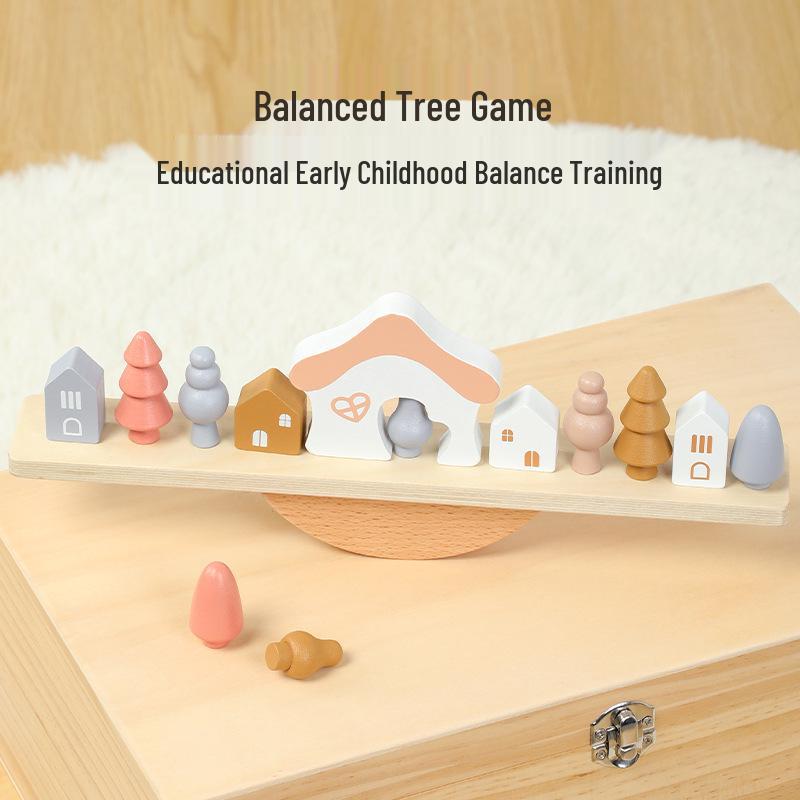 Little Tree Seesaw Wooden Animal Balance - Rainbow Stacking Toy for Children s Hand-Eye Coordination & Educational Fun Blocks
Little Tree Seesaw Wooden Animal Balance - Rainbow Stacking Toy for Children s Hand-Eye Coordination & Educational Fun Blocks