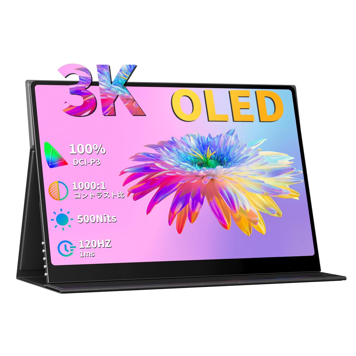 UPERFECT OLED Mobile Monitor 16 Inch 3K 2880x1800 120Hz 1ms Fast Response 100% DCI-P3 Wide Color Gamut 500NIT High Brightness 100000:1 Contrast Ratio
UPERFECT OLED Mobile Monitor 16 Inch 3K 2880x1800 120Hz 1ms Fast Response 100% DCI-P3 Wide Color Gamut 500NIT High Brightness 100000:1 Contrast Ratio