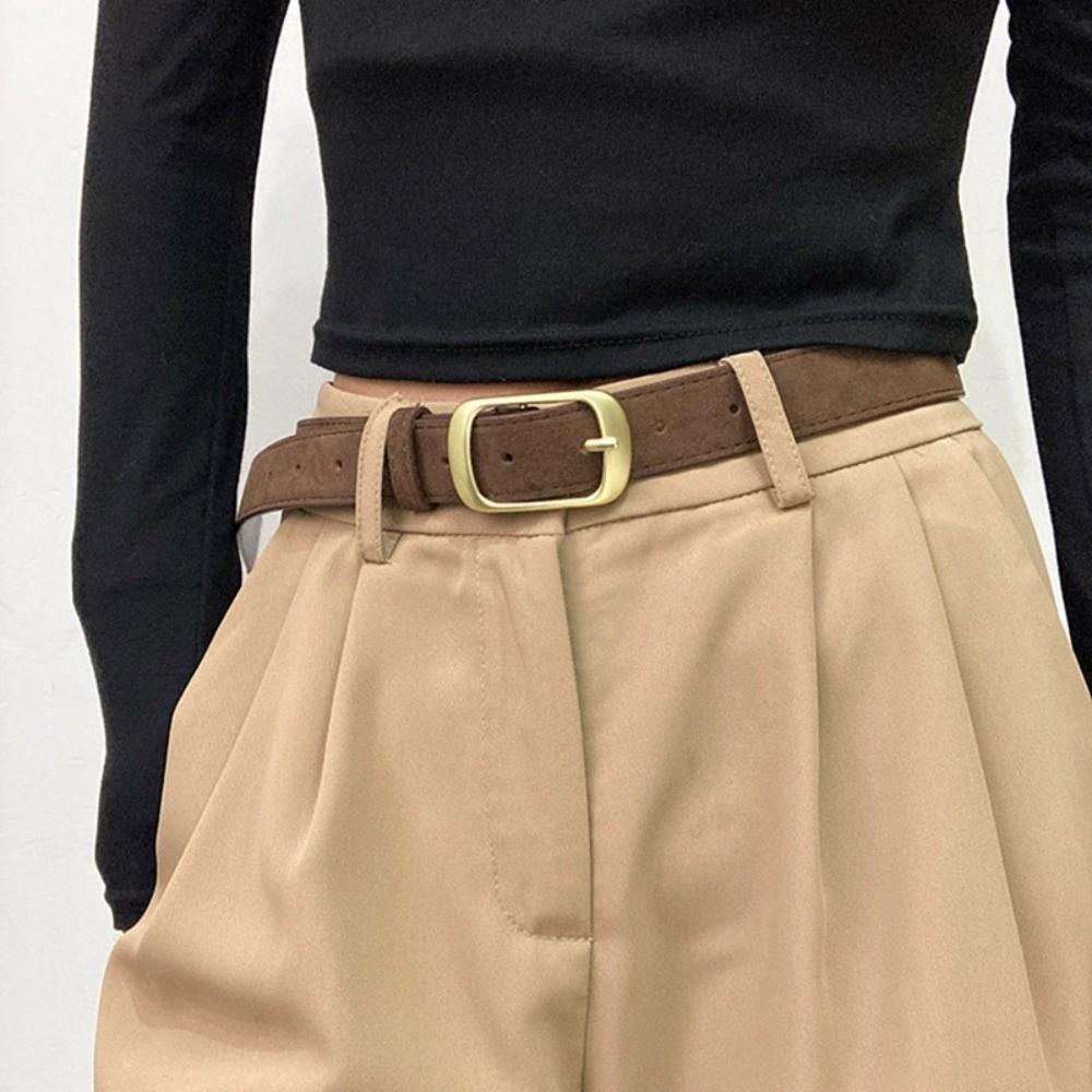 Retro Pin Buckle Suede Leather Belt Luxury Design Leisure Women Waist Belt Versatile Wide Waistband Coat Skirt Decoration кавовий
Retro Pin Buckle Suede Leather Belt Luxury Design Leisure Women Waist Belt Versatile Wide Waistband Coat Skirt Decoration кавовий