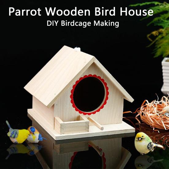 Outdoor Garden Bird House with Lanyard Exquisite Lock Burr Free Easy Installation Creative Wooden Hanging Birdhouse L
Outdoor Garden Bird House with Lanyard Exquisite Lock Burr Free Easy Installation Creative Wooden Hanging Birdhouse L