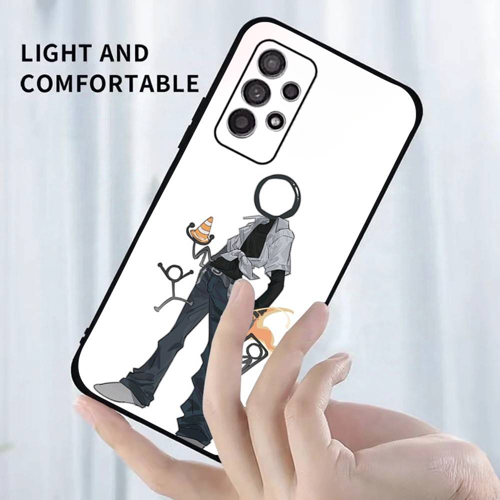 S-Stickman Cartoon Phone Case For Samsung S25,S24,S23,S22,S21,S20,S10,Ultra,Plus,Lite,FE,Soft Silicone Black Cover Samsung S21fe
S-Stickman Cartoon Phone Case For Samsung S25,S24,S23,S22,S21,S20,S10,Ultra,Plus,Lite,FE,Soft Silicone Black Cover Samsung S21fe