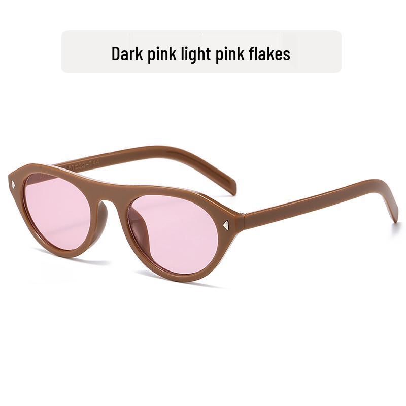 Retro Cat Eye Rice Nail Sunglasses - European & American Street Style Sun Protection for Trendy Girls As shown
Retro Cat Eye Rice Nail Sunglasses - European & American Street Style Sun Protection for Trendy Girls As shown