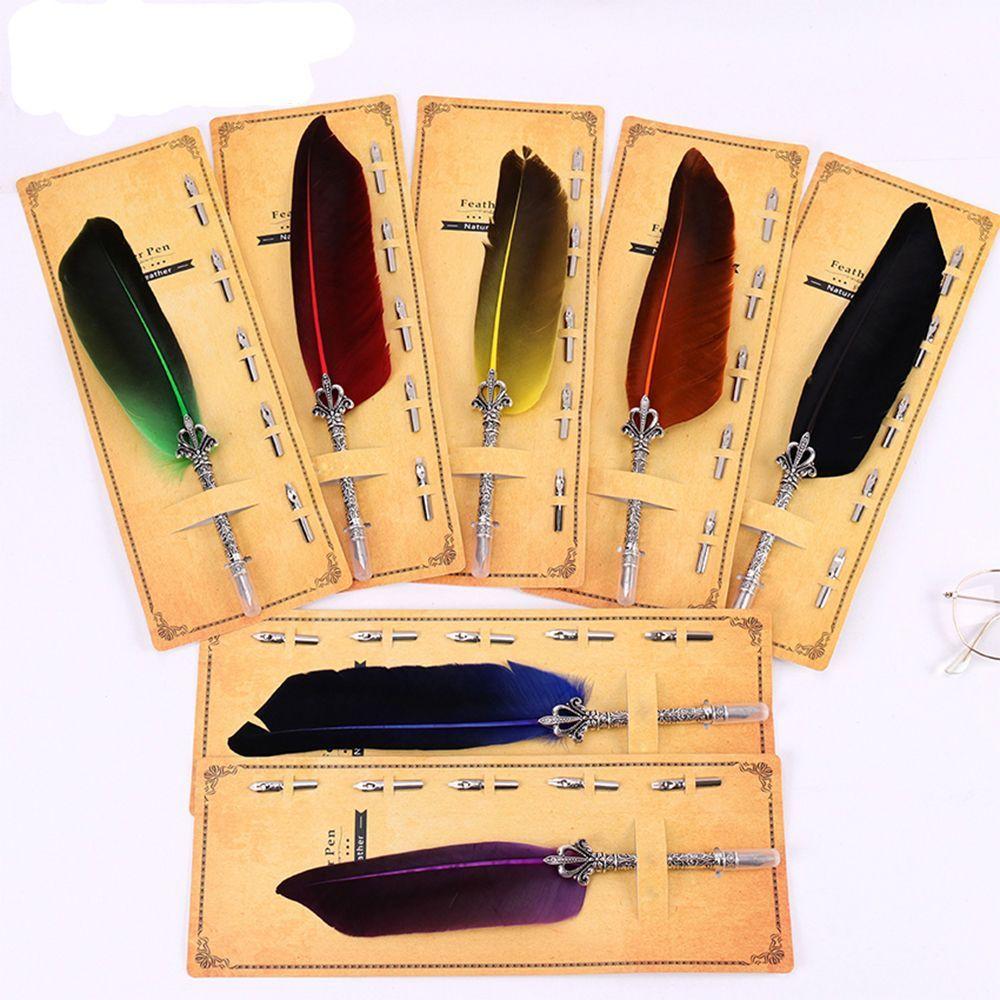 Ink English Carved Dip Gift Set Feather Fancy Pens Quill Nib Calligraphy Fountain Pen білий
Ink English Carved Dip Gift Set Feather Fancy Pens Quill Nib Calligraphy Fountain Pen білий