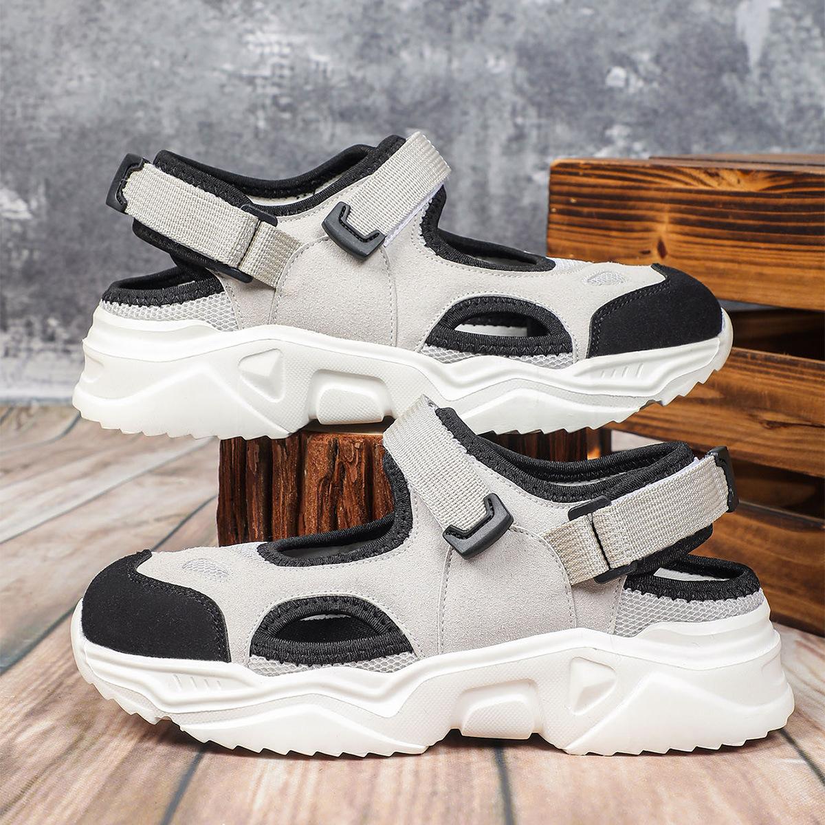 Hot-selling platform bag head sandals Velcro Mary Jane shoes European and American style casual shoes 45
Hot-selling platform bag head sandals Velcro Mary Jane shoes European and American style casual shoes 45