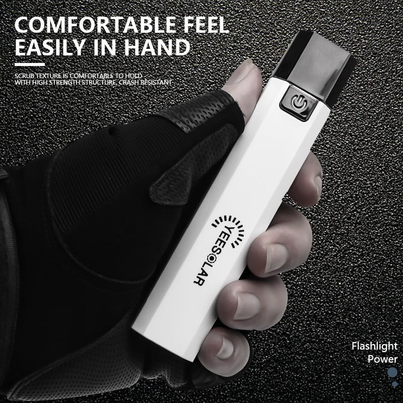 Мощный фонарик USB Мини Ручной фонарик Прогулочный Портативный Открытый Домашний Освещение Фонарик Выход Зарядка Сокровище