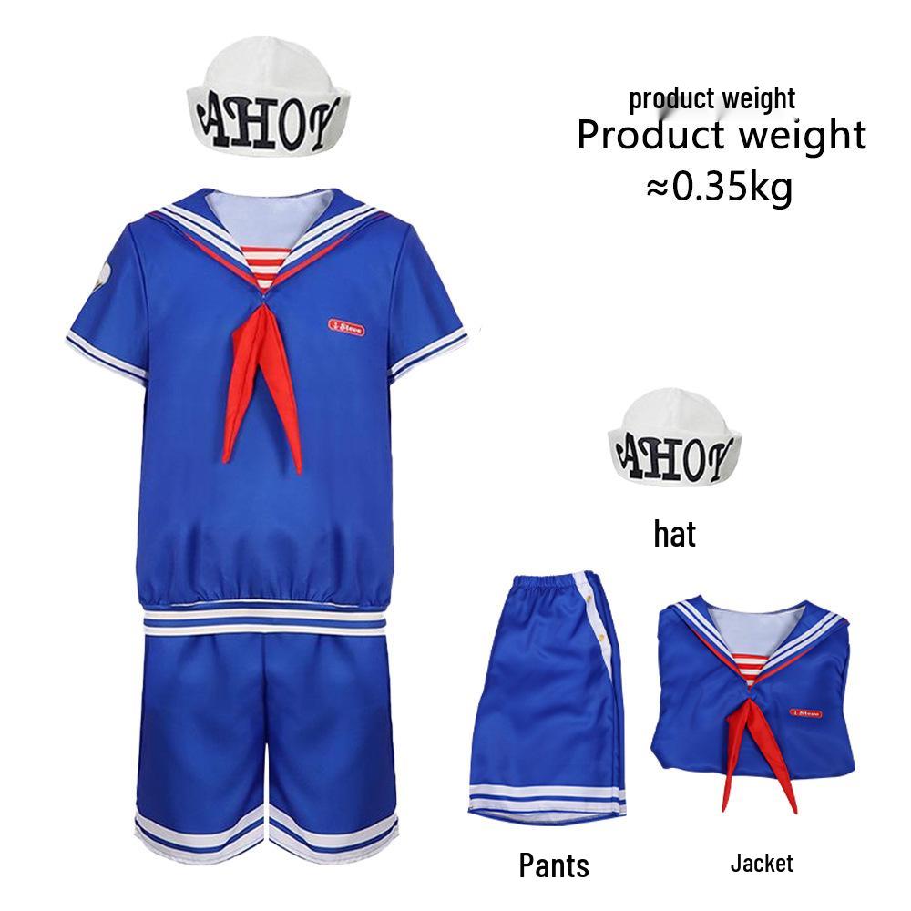 Stranger Things Season 5 Cosplay Sailor Costume - Weird Tales Ice Cream Parlor Staff Adult XL
Stranger Things Season 5 Cosplay Sailor Costume - Weird Tales Ice Cream Parlor Staff Adult XL