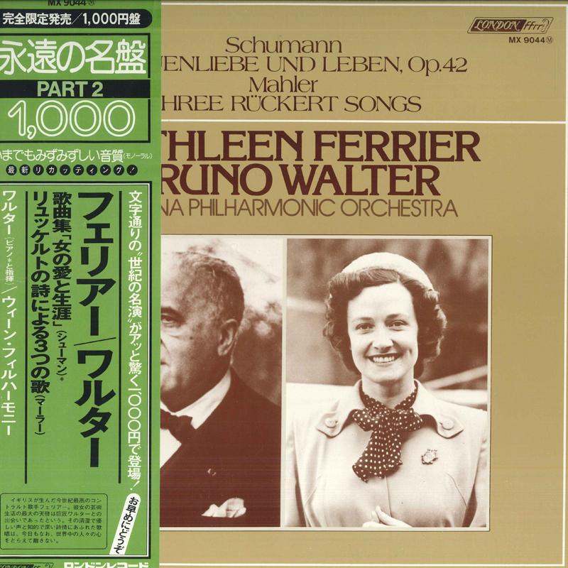 LP Record KATHLEEN FERRIER, BRUNO WALTER, VIE - Schumann: Frauenliebe Und Leben Op. MX9044 LONDON 1978 Japan Obi Classical Used
LP Record KATHLEEN FERRIER, BRUNO WALTER, VIE - Schumann: Frauenliebe Und Leben Op. MX9044 LONDON 1978 Japan Obi Classical Used