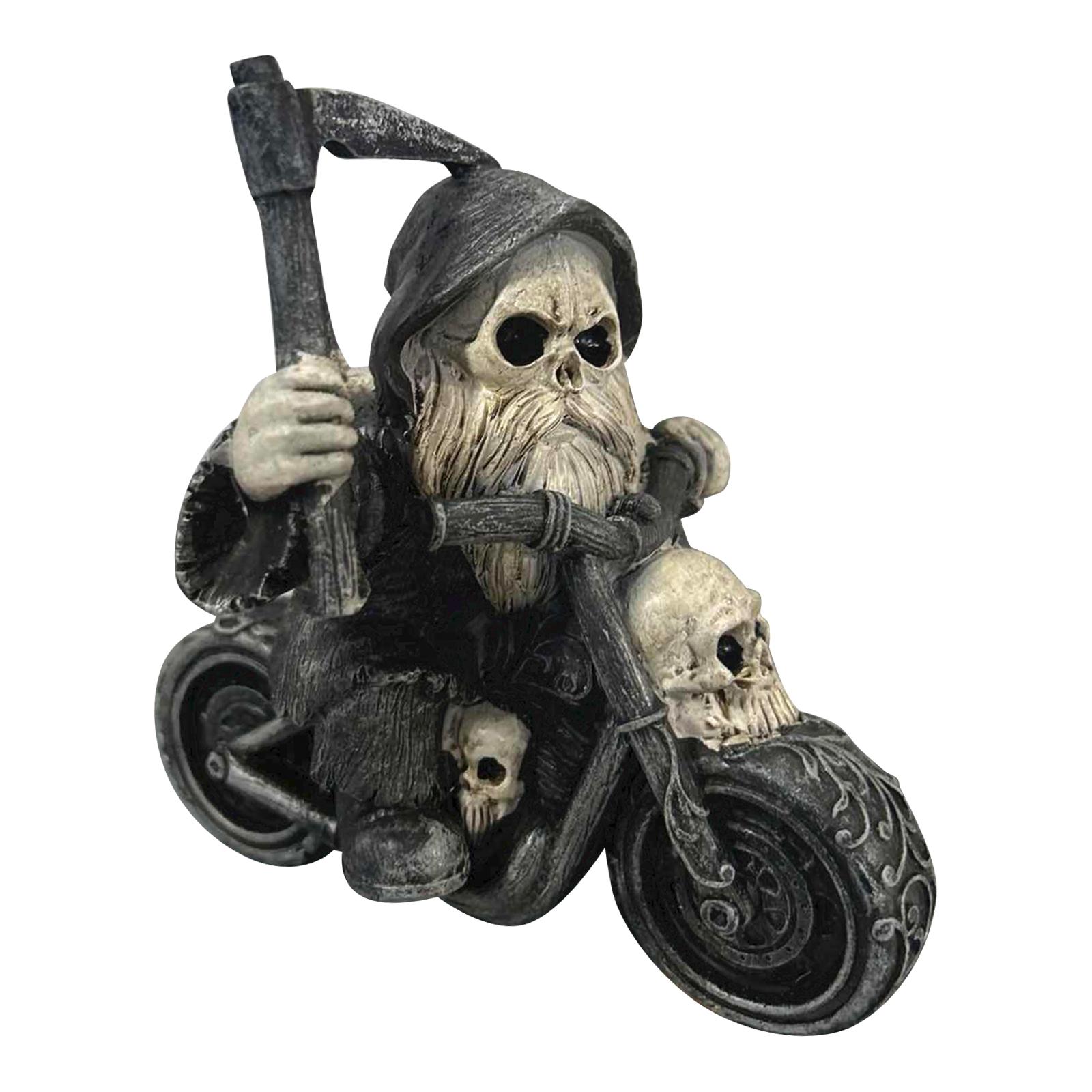 Skeleton Grim Motorcycle Rider Resin Ornament
Skeleton Grim Motorcycle Rider Resin Ornament