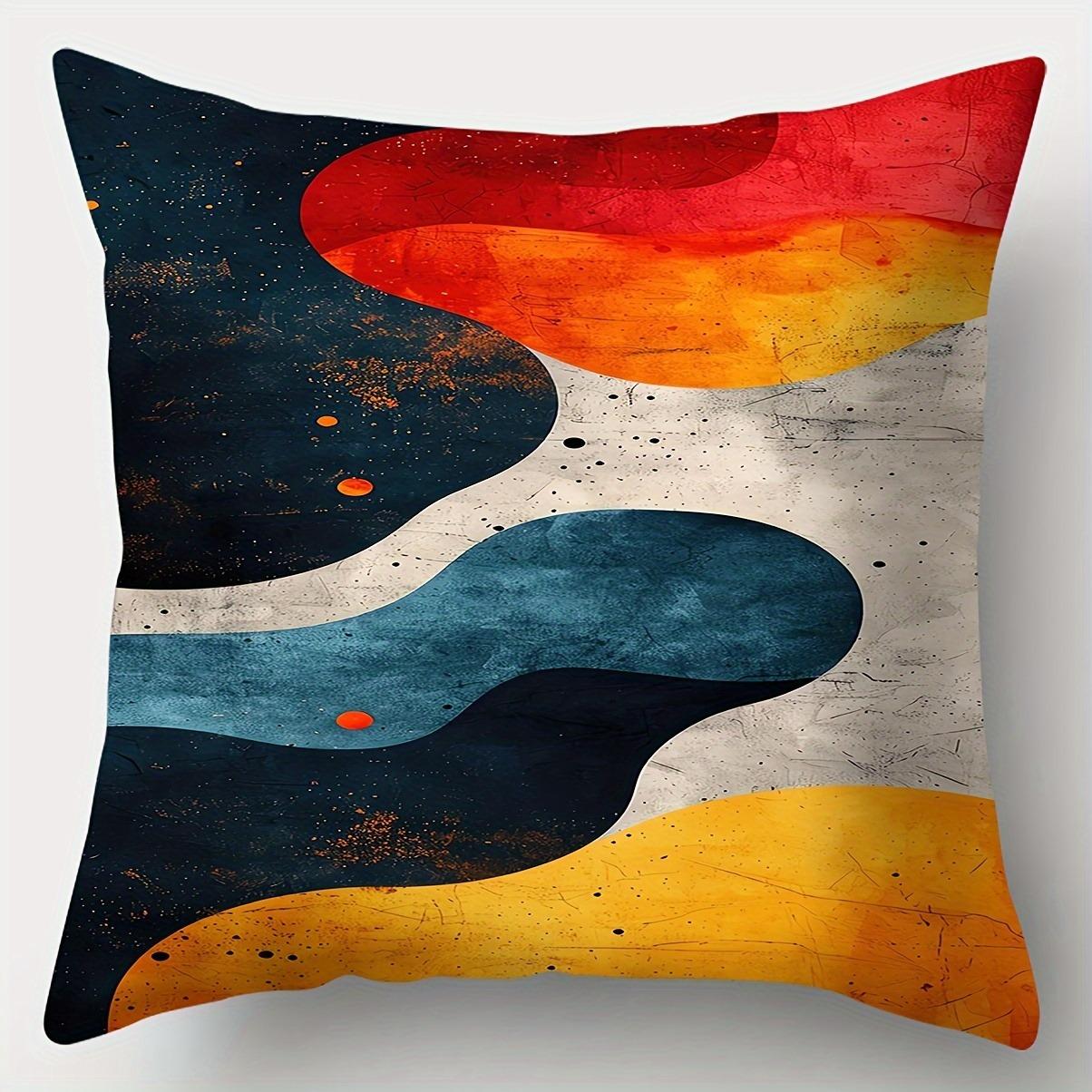 Geometric color decorative pillowcase, ultra-soft polyester material living room sofa backrest car pillowcase home decoration 16x16in 40x40cm
Geometric color decorative pillowcase, ultra-soft polyester material living room sofa backrest car pillowcase home decoration 16x16in 40x40cm