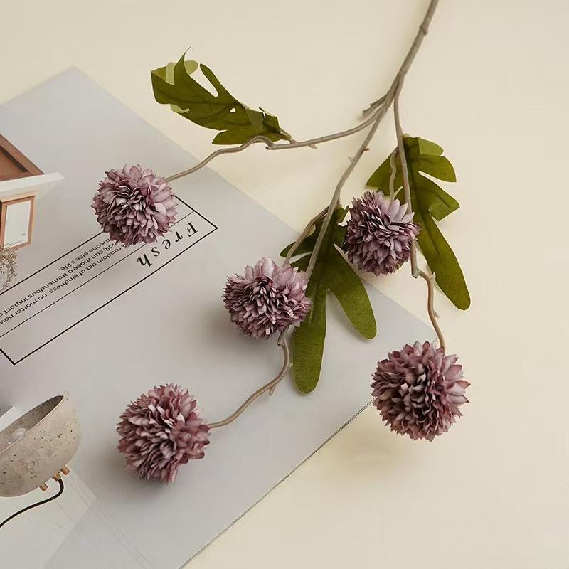 1Pc Simulation Autumn Five-Head Dandelion Ball Chrysanthemum, for Outdoor Courtyard Festival Ceremony Decoration
1Pc Simulation Autumn Five-Head Dandelion Ball Chrysanthemum, for Outdoor Courtyard Festival Ceremony Decoration