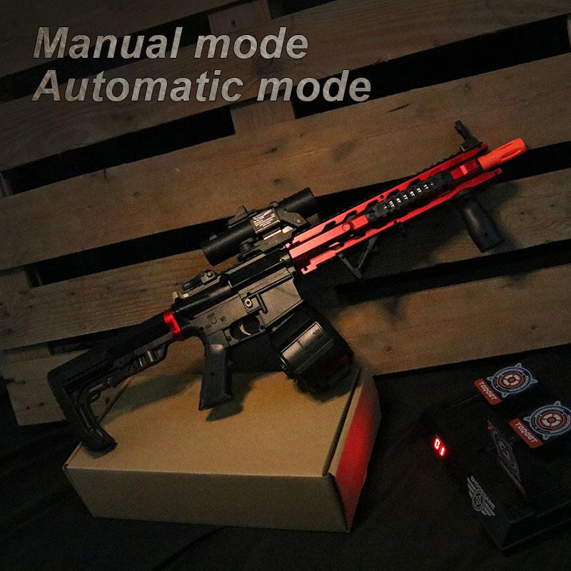M4 Electric Gel Ball Blaster Toys, Manual/Automatic Eco-Friendly Splatter Ball Blaster, Suitable For Outdoor Shooting Games
M4 Electric Gel Ball Blaster Toys, Manual/Automatic Eco-Friendly Splatter Ball Blaster, Suitable For Outdoor Shooting Games