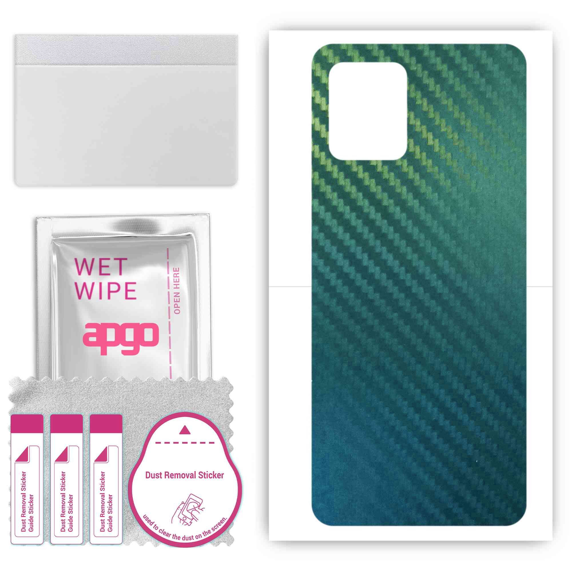 apgo Protective Skin Sticker for the back compatible with Vivo Y10, Wrap Film, Foil, Vinyl - Pattern Carbon Chameleon CAKA1
apgo Protective Skin Sticker for the back compatible with Vivo Y10, Wrap Film, Foil, Vinyl - Pattern Carbon Chameleon CAKA1
