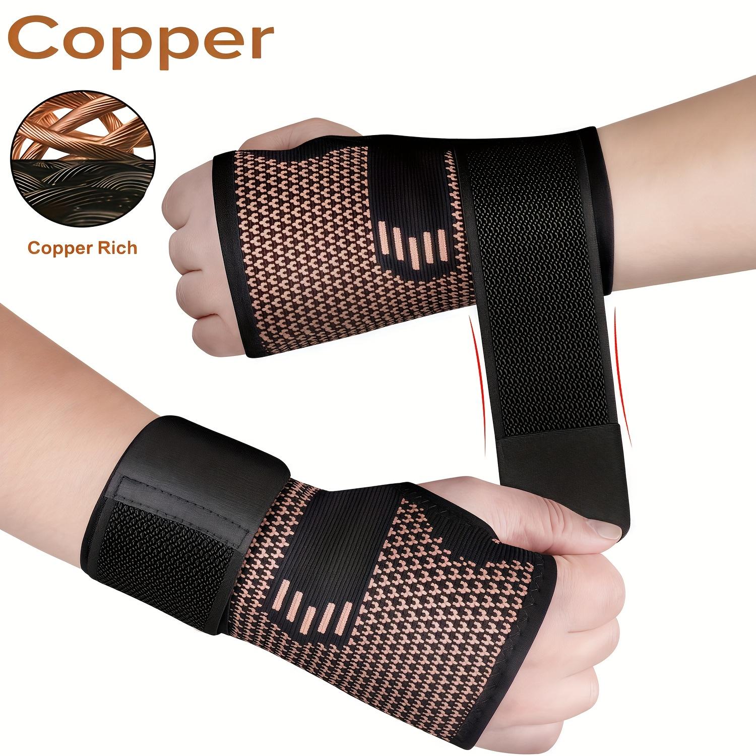2-Pack Copper Wrist Brace Gloves, Adjustable Compression Straps, Breathable Mesh Wrist Support for Men & Women M чёрный
2-Pack Copper Wrist Brace Gloves, Adjustable Compression Straps, Breathable Mesh Wrist Support for Men & Women M чёрный