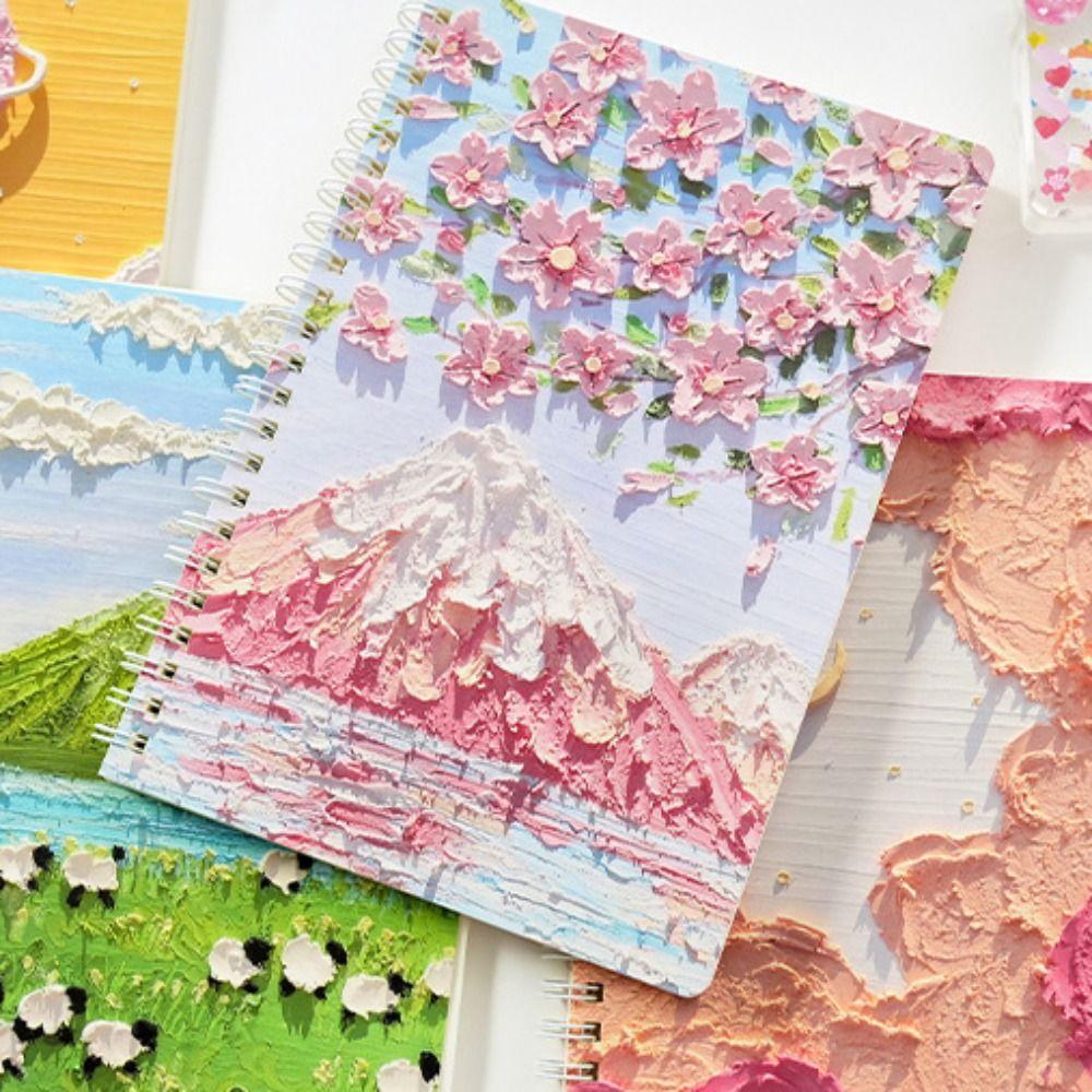 Writing Pads Loose-leaf Notebook Oil Painting Series Line Handbook Notepad Book Office Supplies style D
Writing Pads Loose-leaf Notebook Oil Painting Series Line Handbook Notepad Book Office Supplies style D