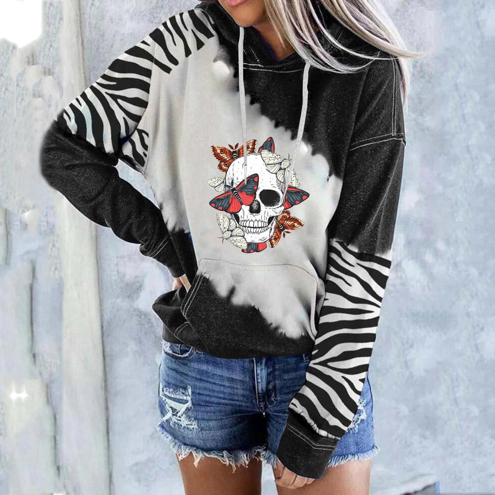 Женская повседневная мода 2022, пуловер с длинными рукавами и капюшоном с принтом Хэллоуина XXL чёрный
Женская повседневная мода 2022, пуловер с длинными рукавами и капюшоном с принтом Хэллоуина XXL чёрный
