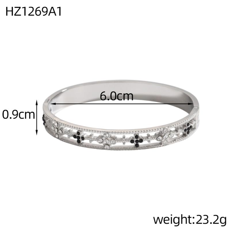 CARLIDANA Fashion Rainbow Color Gold Plated Stainless Steel Hollow Out Bangle Cubic Zircon Micro Pave Cuff Bracelet Women Men as photo
CARLIDANA Fashion Rainbow Color Gold Plated Stainless Steel Hollow Out Bangle Cubic Zircon Micro Pave Cuff Bracelet Women Men as photo