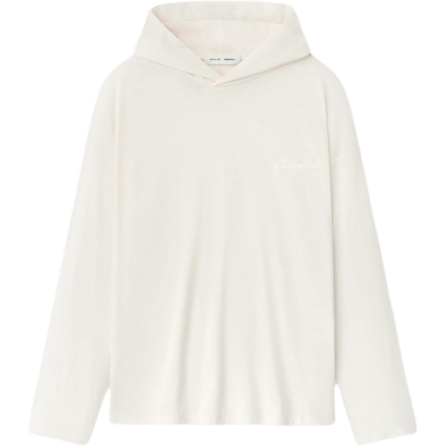 Fear of God Essentials Embroidered Classic Hooded Long-Sleeve Ivory Women Tops White 125HO257042FW L
Fear of God Essentials Embroidered Classic Hooded Long-Sleeve Ivory Women Tops White 125HO257042FW L