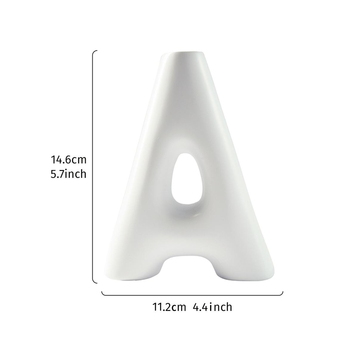 Creative Letter A Shape Resin Vase Minimalist Plant Pots Table Decoration Flower Arrangement Floral Vase Room Aesthetic Decor
Creative Letter A Shape Resin Vase Minimalist Plant Pots Table Decoration Flower Arrangement Floral Vase Room Aesthetic Decor