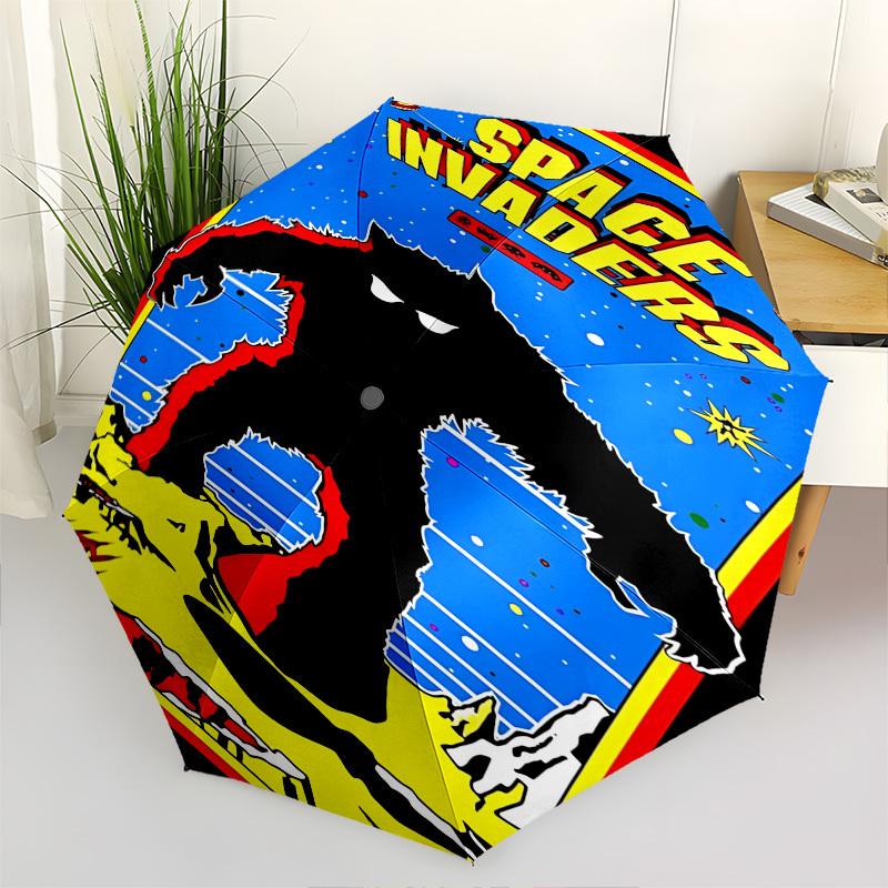 Space Invaders,Kaiju Automatic Folding umbrella Compact 8 rib Design,Unique Style,Suitable for Everyday Outdoor Use,Perfect Gift for F
Space Invaders,Kaiju Automatic Folding umbrella Compact 8 rib Design,Unique Style,Suitable for Everyday Outdoor Use,Perfect Gift for F