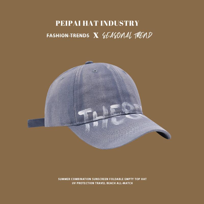 Baseball cap female wide brim shows face small soft top graffiti fashion cap male M(56-58cm)
Baseball cap female wide brim shows face small soft top graffiti fashion cap male M(56-58cm)