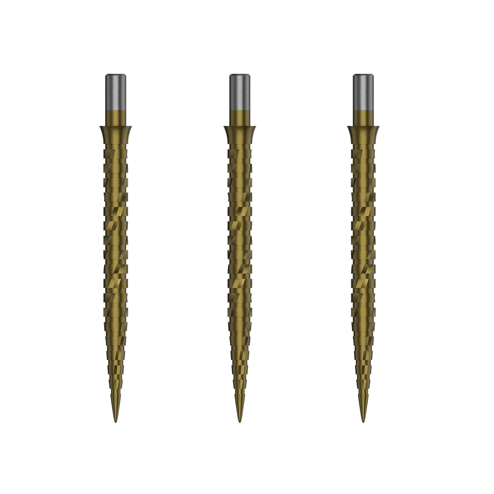 CUESOUL TOUCH POINT II Replacement Dart Tips Steel Color Titanium Set of 3 Point, Design, Coating, (CSDA-GZ9-33)
CUESOUL TOUCH POINT II Replacement Dart Tips Steel Color Titanium Set of 3 Point, Design, Coating, (CSDA-GZ9-33)