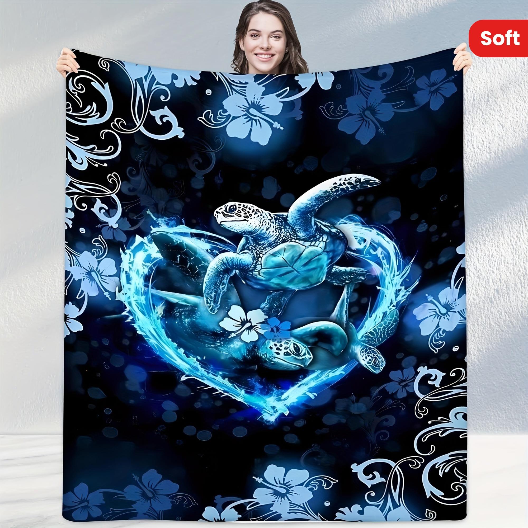 1pc Sea Turtle Print Flannel Blanket, Soft Cozy Throw Blanket Nap Blanket For Travel Sofa Bed Office Home 30x40in
1pc Sea Turtle Print Flannel Blanket, Soft Cozy Throw Blanket Nap Blanket For Travel Sofa Bed Office Home 30x40in