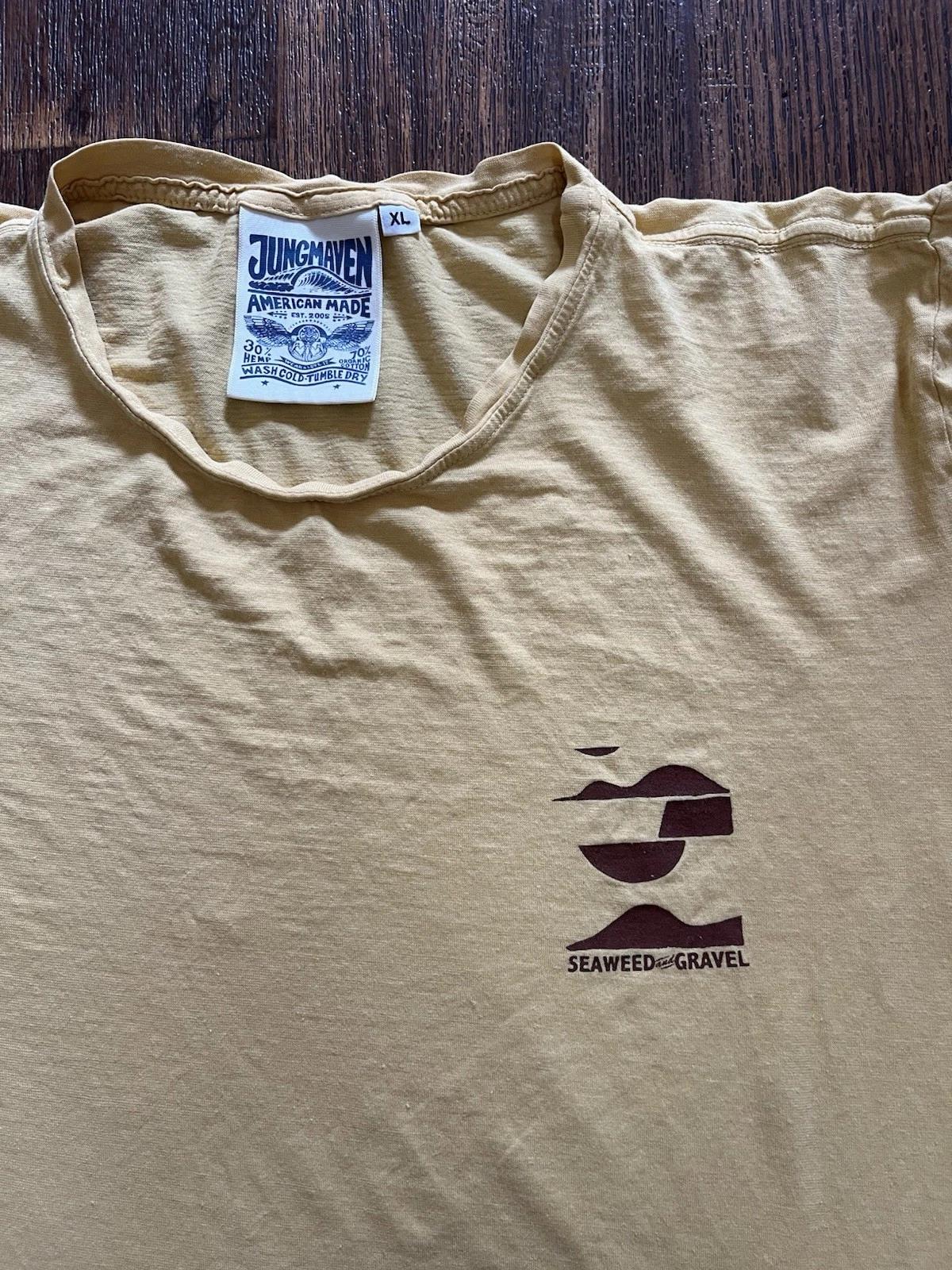 Women s Jungmaven T-Shirt Yellow Seaweed and Gravel XL Hippie BOHO USA City L
Women s Jungmaven T-Shirt Yellow Seaweed and Gravel XL Hippie BOHO USA City L