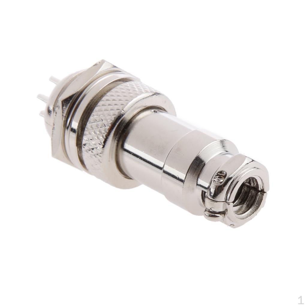 M16 400V 3A Screw Type Electrical Aviation Plug + Socket Connector 6pin
M16 400V 3A Screw Type Electrical Aviation Plug + Socket Connector 6pin