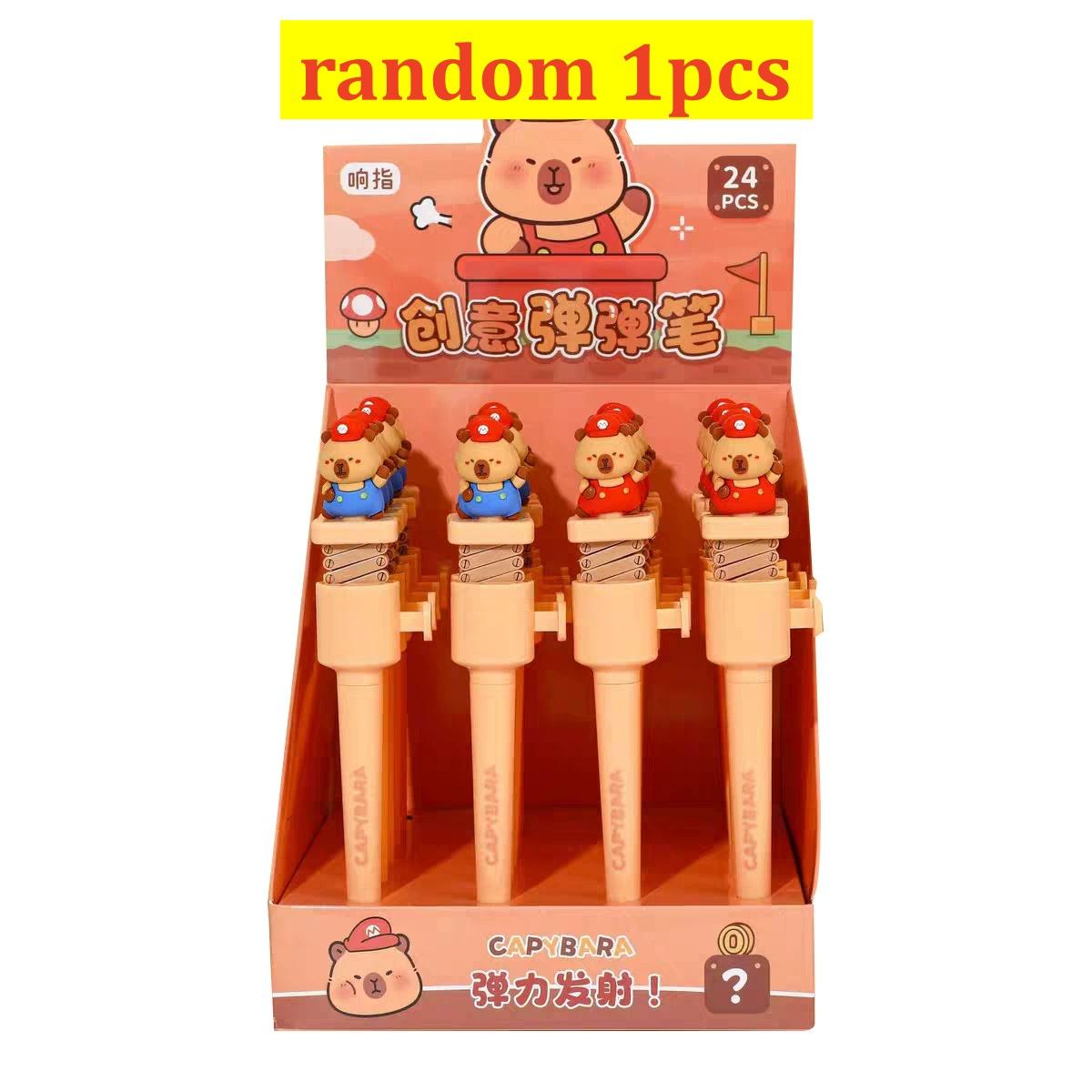 Creative Capibala Bouncing Pen Gel Pen Cute Cartoon Writing Pen High Aesthetic School Supplies for Students Office Stationery Gi
Creative Capibala Bouncing Pen Gel Pen Cute Cartoon Writing Pen High Aesthetic School Supplies for Students Office Stationery Gi