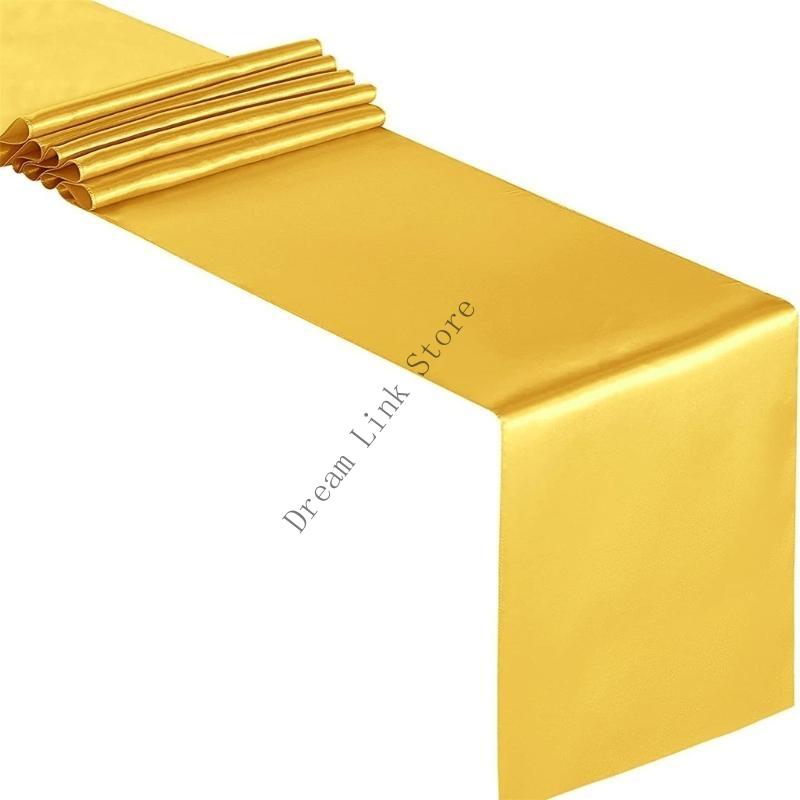 Q1FD Solid Color Silky Table Runner Collection 12x108Inch, Enhances Ambiances for Various Celebratory Occasion золотистий
Q1FD Solid Color Silky Table Runner Collection 12x108Inch, Enhances Ambiances for Various Celebratory Occasion золотистий