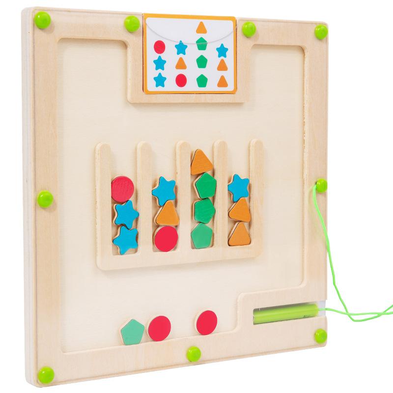 Kid Magnetic Shape Matching Maze Board Montessori Geometry Color Cognition Sorting Sensory Toy Fine Motor Skill Educational Game
Kid Magnetic Shape Matching Maze Board Montessori Geometry Color Cognition Sorting Sensory Toy Fine Motor Skill Educational Game