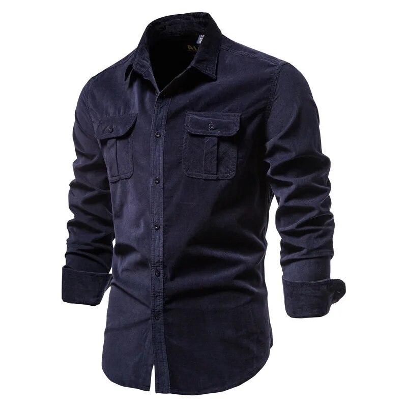 Men s Shirts Single-breasted Men s Shirts Business Casual Fashion Solid Corduroy Form Fitting Classic Shirts 3XL
Men s Shirts Single-breasted Men s Shirts Business Casual Fashion Solid Corduroy Form Fitting Classic Shirts 3XL