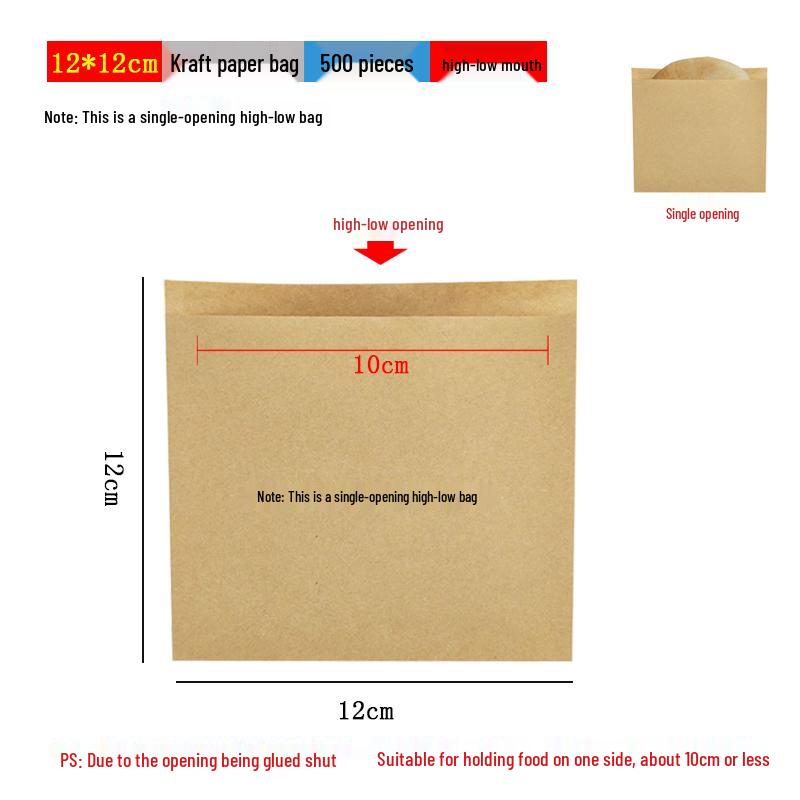 Oil-Proof Kraft Paper Bag for Shaobing, Roujiamo, Skewers, and Guokui - Disposable Takeaway Packaging Kraft Paper Oil-proof
Oil-Proof Kraft Paper Bag for Shaobing, Roujiamo, Skewers, and Guokui - Disposable Takeaway Packaging Kraft Paper Oil-proof