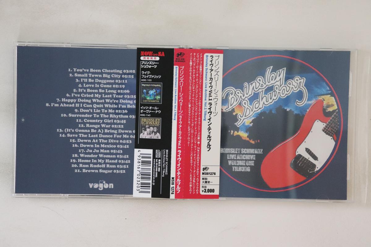 CD BRINSLEY SCHWARZ Live Archive Volume One Tilburg MSIG1276 MSI 2019 Japan Obi Rock Used
CD BRINSLEY SCHWARZ Live Archive Volume One Tilburg MSIG1276 MSI 2019 Japan Obi Rock Used