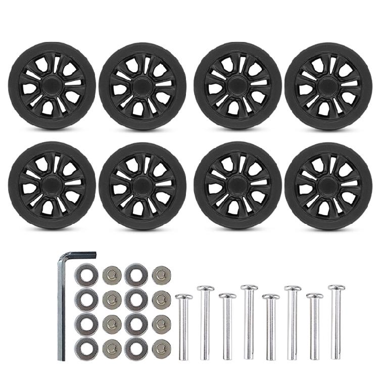 8 шт. 55x11 мм Колеса для валіз Багажні Подвійні Колеса Поворотні Ролики Ремонтні Комплекти Легко Встановити для Заміни Багажів 1
8 шт. 55x11 мм Колеса для валіз Багажні Подвійні Колеса Поворотні Ролики Ремонтні Комплекти Легко Встановити для Заміни Багажів 1