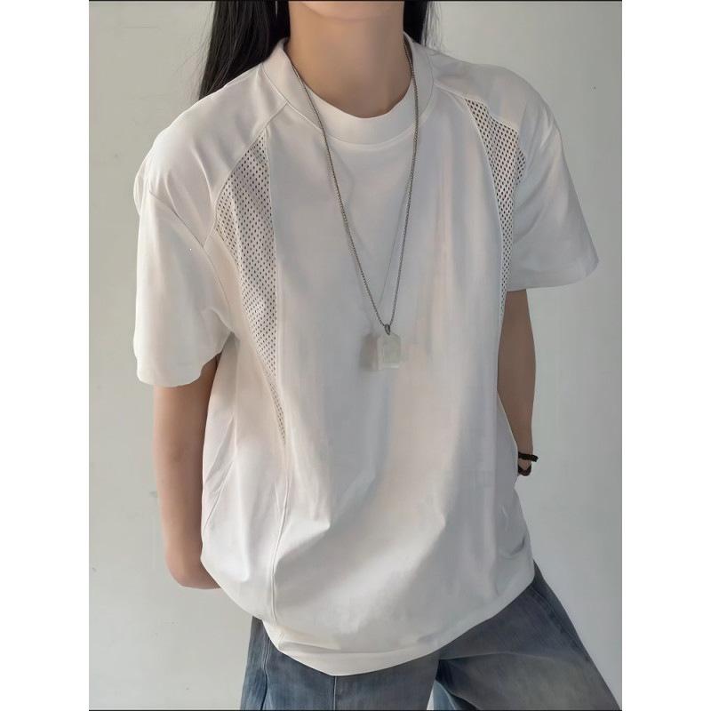Men Mesh Panel Raglan Sleeve T Shirt Short Sleeve Mock Neck Casual Streetwear Top for Men M белый
Men Mesh Panel Raglan Sleeve T Shirt Short Sleeve Mock Neck Casual Streetwear Top for Men M белый