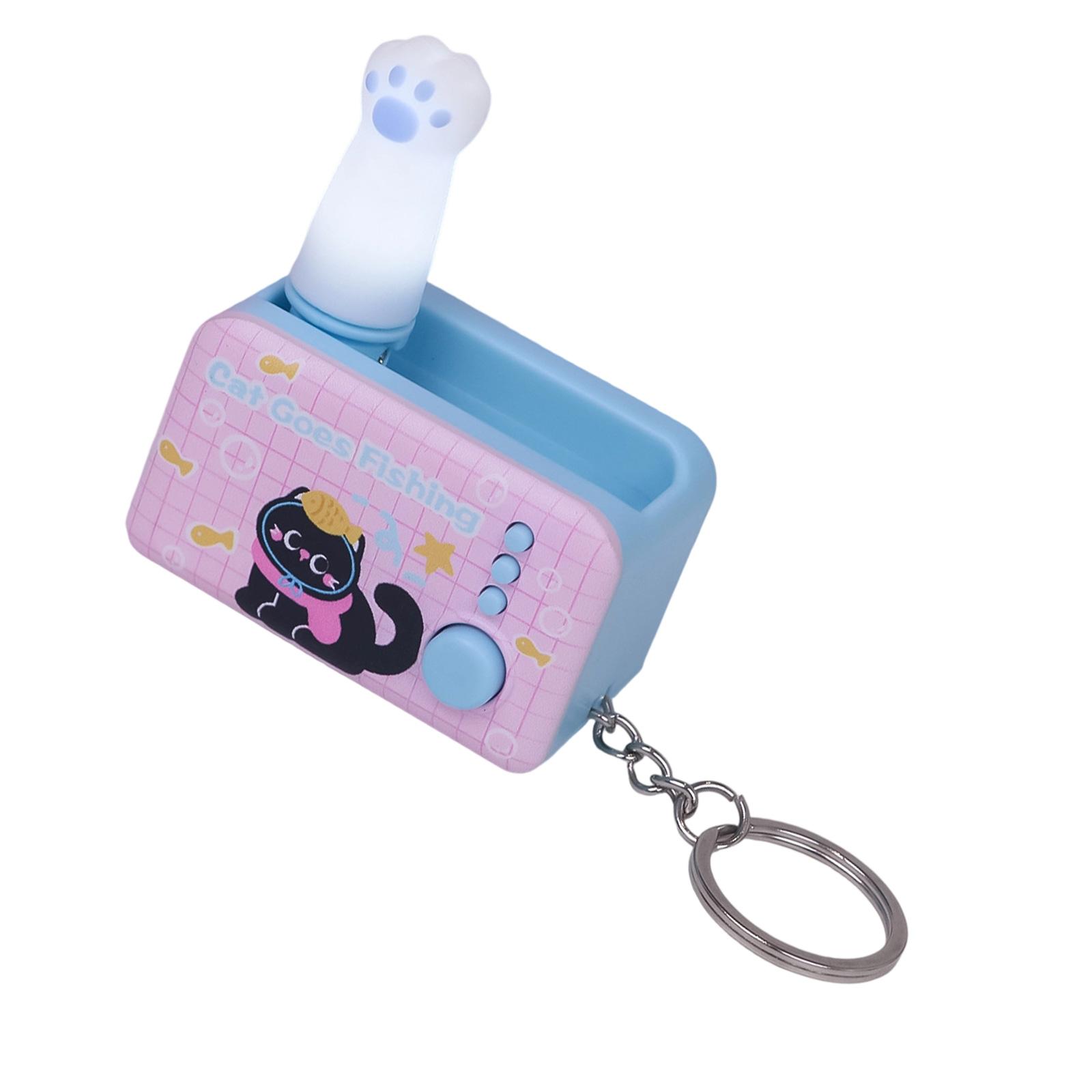 Rechargeable LED Cat Paw Keychain Night Safety Companion Bouncing Toy For Keyrings Bags Multi Purpose Decoration рожевий
Rechargeable LED Cat Paw Keychain Night Safety Companion Bouncing Toy For Keyrings Bags Multi Purpose Decoration рожевий